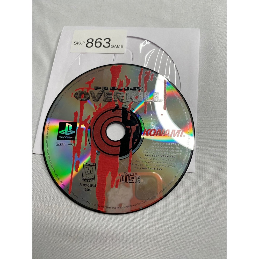 Project Overkill Sony PlayStation 1